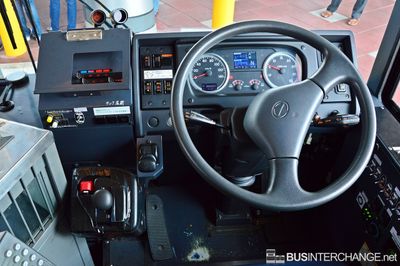 Driver's Dashboard - Causeway Link Hino Blue Ribbon City Hybrid