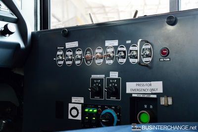 Driver's Control Switches - Causeway Link Hino Blue Ribbon City Hybrid