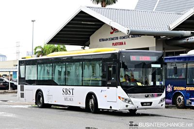 Bus T16 - BAS.MY Melaka Yutong ZK6126HG (JSK4312)