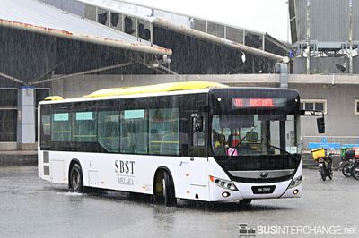 Bus T11 - BAS.MY Melaka Yutong ZK6126HG (JSK7322)