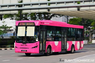 Bus J22 - BAS.MY Johor Bahru Sksbus LEC-300H (JSX5405)