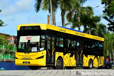 Bus P211 - Causeway Link Sksbus LEC-300H (JSX5987)