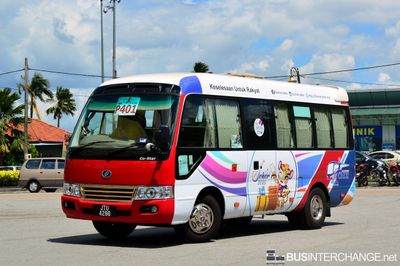 Bus P401 - Causeway Link CAM Co-star City Transporter (JTU4286)