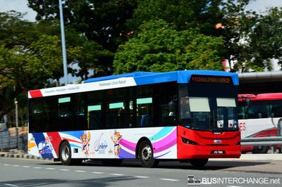 Bus P113 - Mayang Sari Sksbus LEC-300H (JTU7900)
