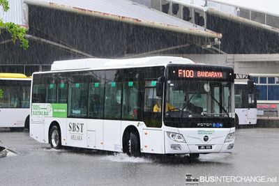 Bus F100 - BAS.MY Melaka Foton C10 (JWU 856)