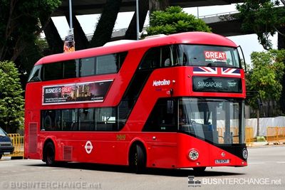 New Bus for London Visits Singapore (2014)