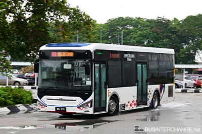 Bus T23 - BAS.MY Melaka Terus Maju Service (TMSBus) TMS10LCA (MDL1276)