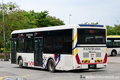 Bus T23 - BAS.MY Melaka Terus Maju Service (TMSBus) TMS10LCA (MDL1277)
