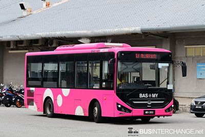 Bus M13 - BAS.MY Melaka Zhongtong N8 (MDV2653)