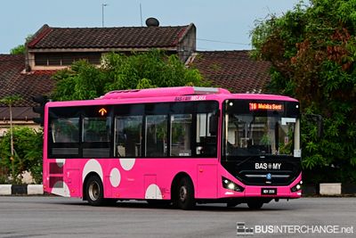 Bus T16 - BAS.MY Melaka Zhongtong N8 (MDV2656)