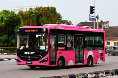 Bus T14 - BAS.MY Melaka Zhongtong N8 (MDV2693)