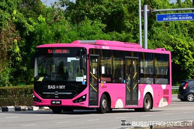 Bus M13 - BAS.MY Melaka Zhongtong N8 (MDV2698)