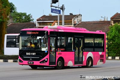 Bus T13 - BAS.MY Melaka Zhongtong N8 (MDV2698)
