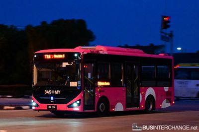 Bus T15 - BAS.MY Melaka Zhongtong N8 (MDV2708)