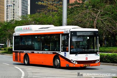 Bus MT3U - TCM Wuzhoulong FDG6101 (MQ-95-81)