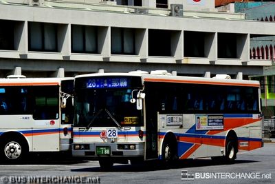 Bus 28 - Ryukyu Bus Kotsu Hino Blue Ribbon (沖縄 22 き  188)