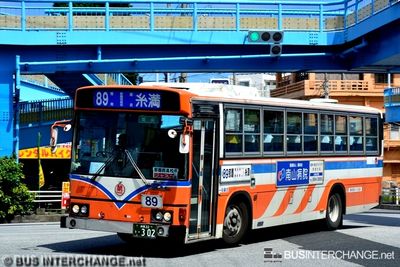 Bus 89 - Ryukyu Bus Kotsu Hino Blue Ribbon (沖縄 22 き  302)