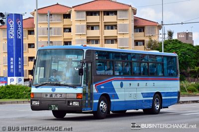 沖縄 22 き  316 - Okinawa Bus Mitsubishi Fuso Aero Bus