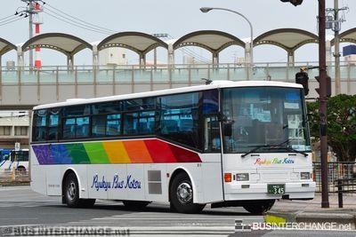 沖縄 22 き  345 - Ryukyu Bus Kotsu Hino Selega
