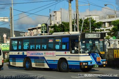 Bus 22 - Okinawa Bus Mitsubishi Fuso Aero Star (沖縄 22 き  432)
