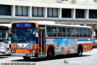 Bus 90 - Ryukyu Bus Kotsu Hino Blue Ribbon (沖縄 22 き  478)
