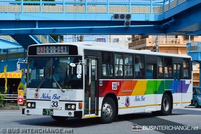 Bus 33 - Naha Bus Hino Blue Ribbon (沖縄 200 か  339)