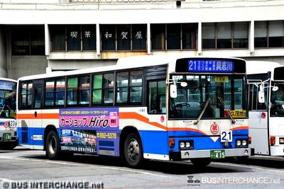 Bus 21 - Ryukyu Bus Kotsu Hino Blue Ribbon (沖縄 200 か  415)