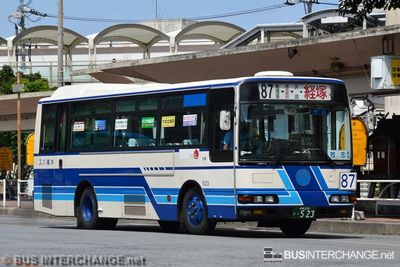 Bus 87 - Okinawa Bus Mitsubishi Fuso Aero Midi (沖縄 200 か  523)