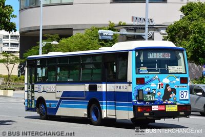 Bus 87 - Okinawa Bus Mitsubishi Fuso Aero Midi (沖縄 200 か  526)