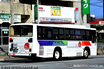 Bus 56 - Ryukyu Bus Kotsu Hino Blue Ribbon (沖縄 200 か  636)