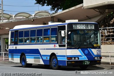 Bus 28 - Okinawa Bus Mitsubishi Fuso Aero Midi (沖縄 200 か  657)