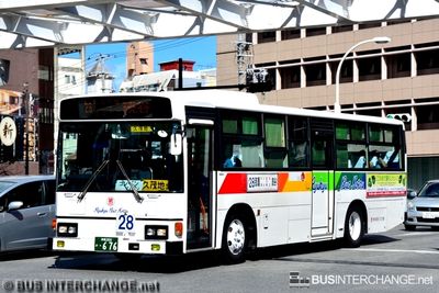 Bus 28 - Ryukyu Bus Kotsu Hino Blue Ribbon (沖縄 200 か  676)