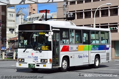 Bus 120 - Ryukyu Bus Kotsu Hino Rainbow RJ/RR (沖縄 200 か  757)