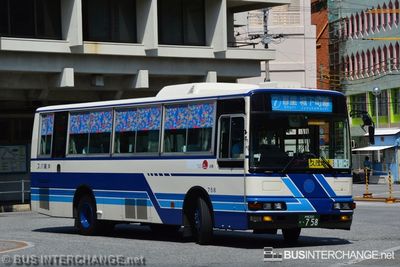 Bus 7 - Okinawa Bus Mitsubishi Fuso Aero Midi (沖縄 200 か  758)