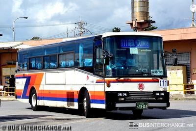 Bus 111 - Ryukyu Bus Kotsu Hino Blue Ribbon (沖 22 か 1901)