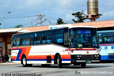 Bus 120 - Ryukyu Bus Kotsu Hino Blue Ribbon (沖 22 か 1902)