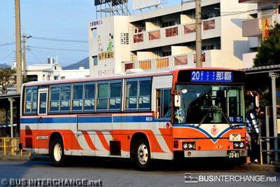 Bus 20 - Ryukyu Bus Kotsu Hino Blue Ribbon (沖 22 か 2081)