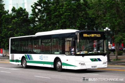 Bus 621 - SMRT Buses Yutong ZK6126HG (PC194T)