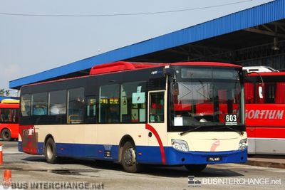 Bus 603 - RapidPenang King Long XMQ6121G (PHJ 440)