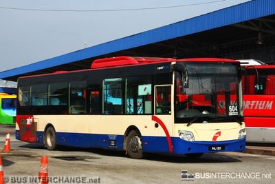 Bus 604 - RapidPenang King Long XMQ6121G (PHJ 501)