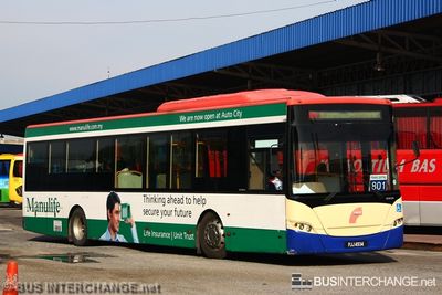 Bus 801 - RapidPenang Scania K270UB (PJJ4934)
