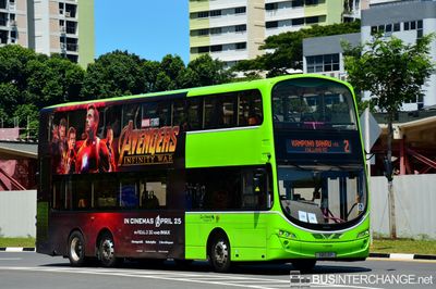 Bus 2 - Go-Ahead Singapore Volvo B9TL (SBS13P)