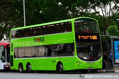 Bus 661 - Go-Ahead Singapore Volvo B9TL (SBS18B)