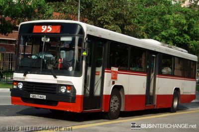 Bus 95 - SBS Transit Volvo B10M (Mark II) (SBS1744G)