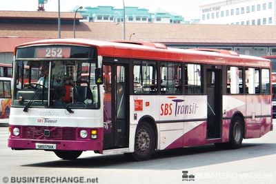 Bus 252 - SBS Transit Volvo B10M (Mark II) (SBS1751K)