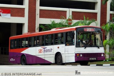 Bus 317 - SBS Transit Volvo B10M (Mark II) (SBS1759P)