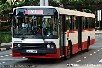 Bus 91 - SBS Transit Volvo B10M (Mark II) (SBS1790Y)