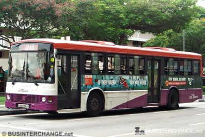 Bus 315 - SBS Transit Volvo B10M (Mark II) (SBS1795J)