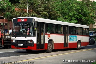 Bus 191 - SBS Transit Volvo B10M (Mark II) (SBS1806L)