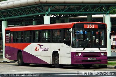 Bus 151 - SBS Transit Volvo B10M (Mark II) (SBS1809D)